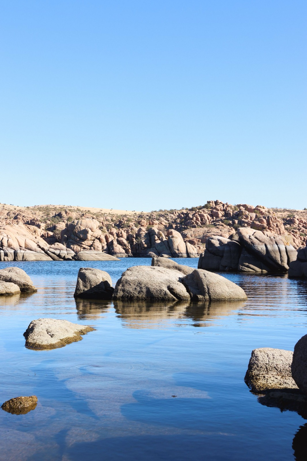 Granite Dells rock formations at Watson Lake, Prescott, AZ